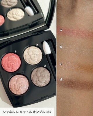 Chanel Les 4 Ombres 387 UTOPIA Limited Edition Camelia Futura