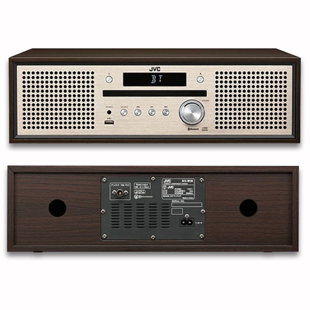 JVC Kenwood Victor NX-W30 Compact Stereo Audio System Bluetooth CD