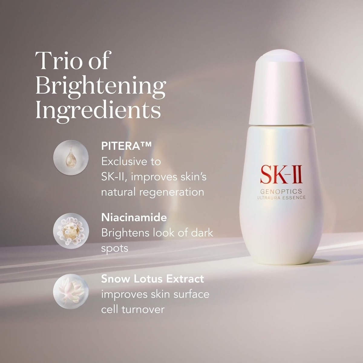 SK-II SK2 skii GenOptics Ultraura Essence Essence Serum 1.6oz/50ml
