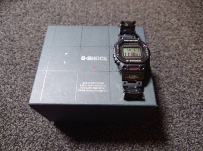 MINT Casio G-Shock GMW-B5000TVA-1JR Titanium Case Black From Japan