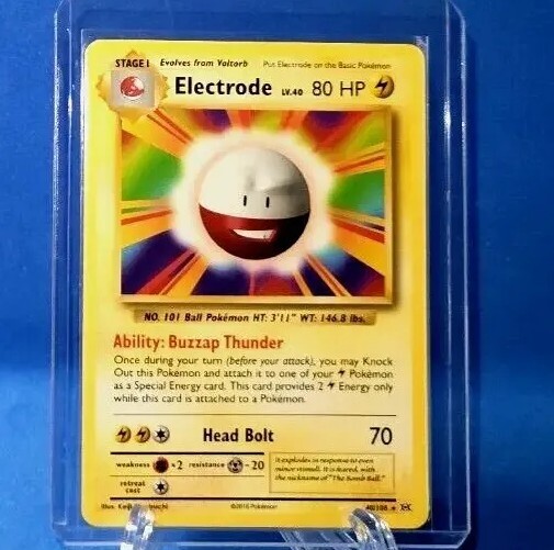 Electrode Lv.40 80HP 2016 Collectible Pokemon Trading Card No. 45