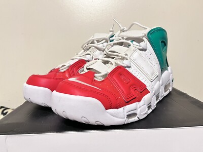2018 Mens Nike Air More Uptempo 96 Italy Red Green White Size 10
