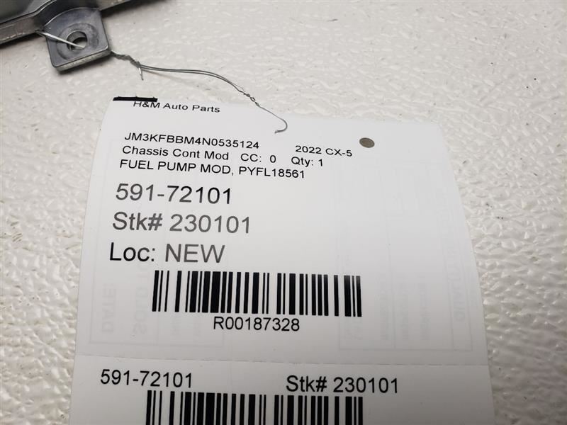 2022 Mazda CX-5 ECM Driver Fuel Pump Control Module OEM PYFL18561