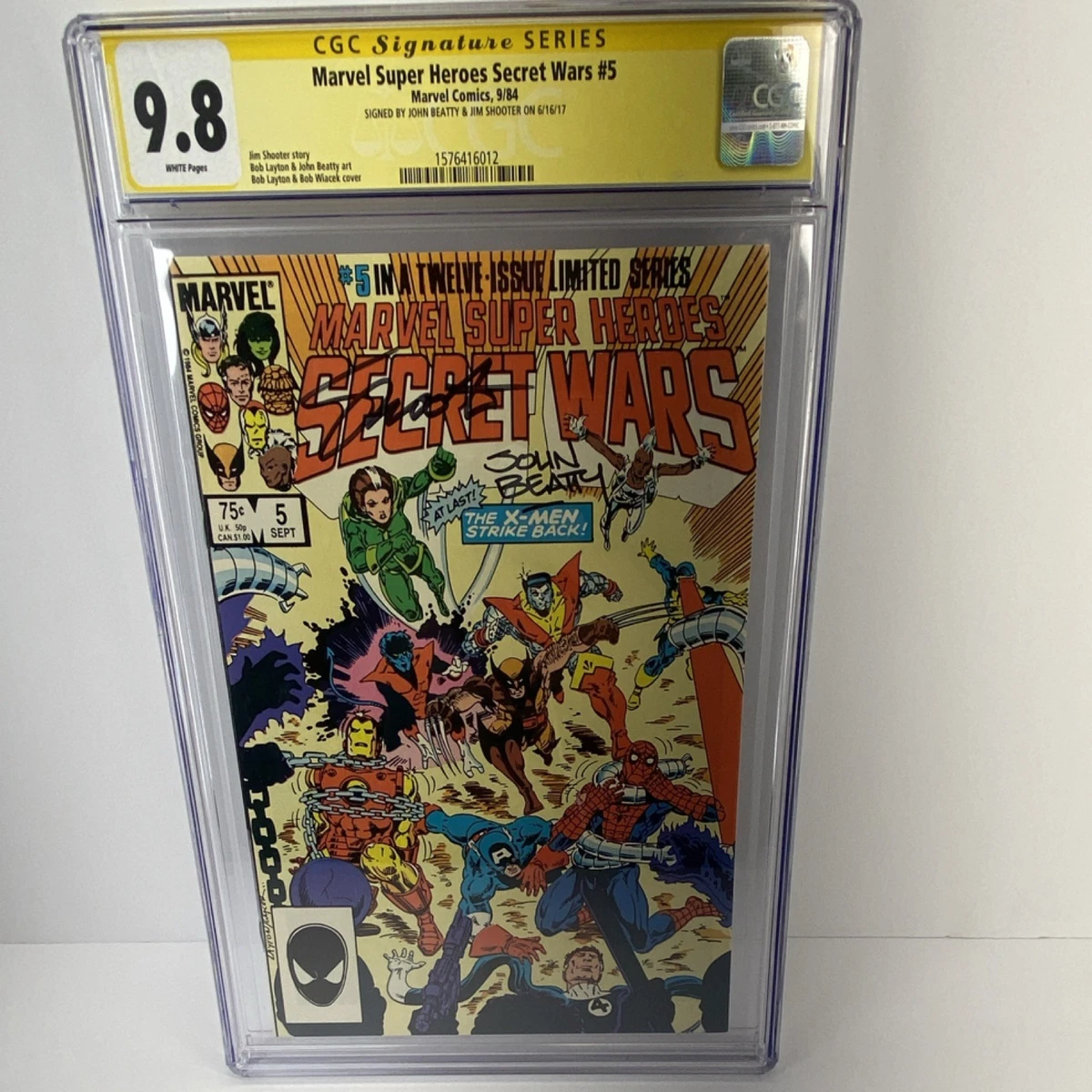 Secret Wars Superheroes US Comics 9.8 Near Mint/Mint Copper Age