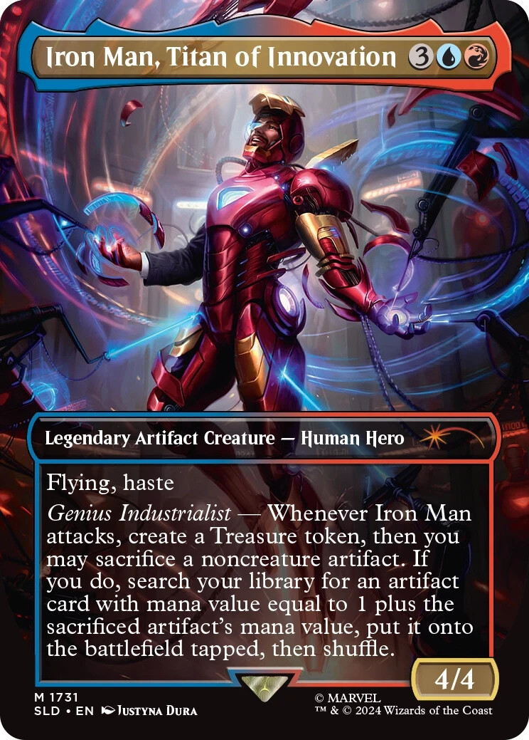 MTG Marvel Secret Lair Iron Man Foil Sealed | eBay