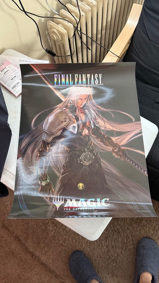 Pax east 2025 sephiroth MTG poster with tube and bag | eBay