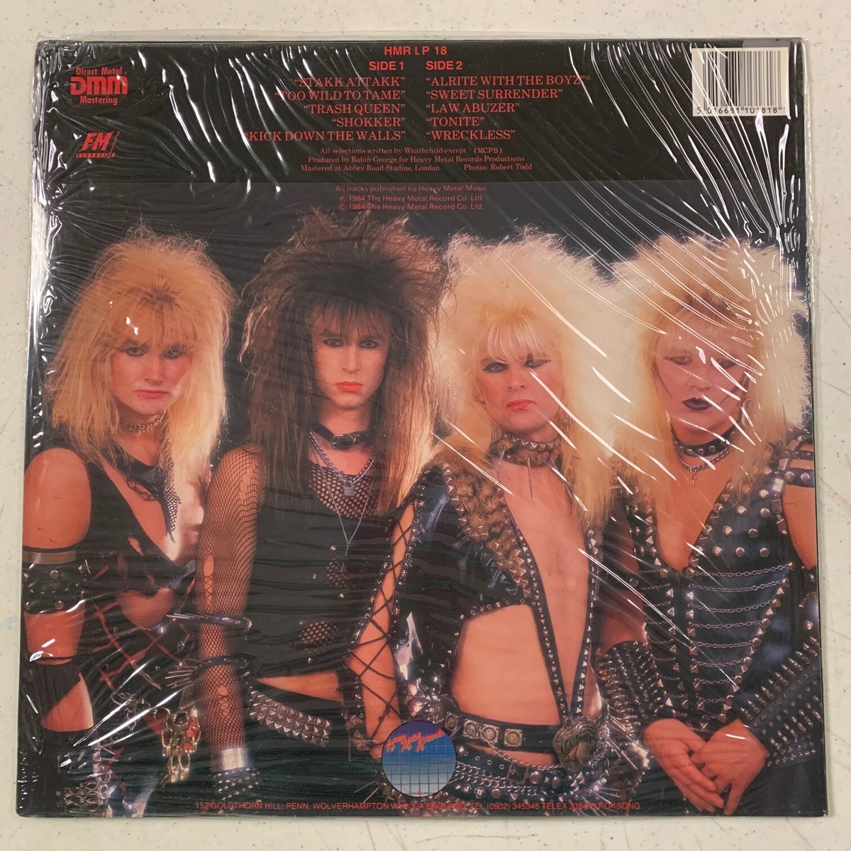 WRATHCHILD Stakk Attack NEW SEALED LP VINYL - 1984 HEAVY METAL