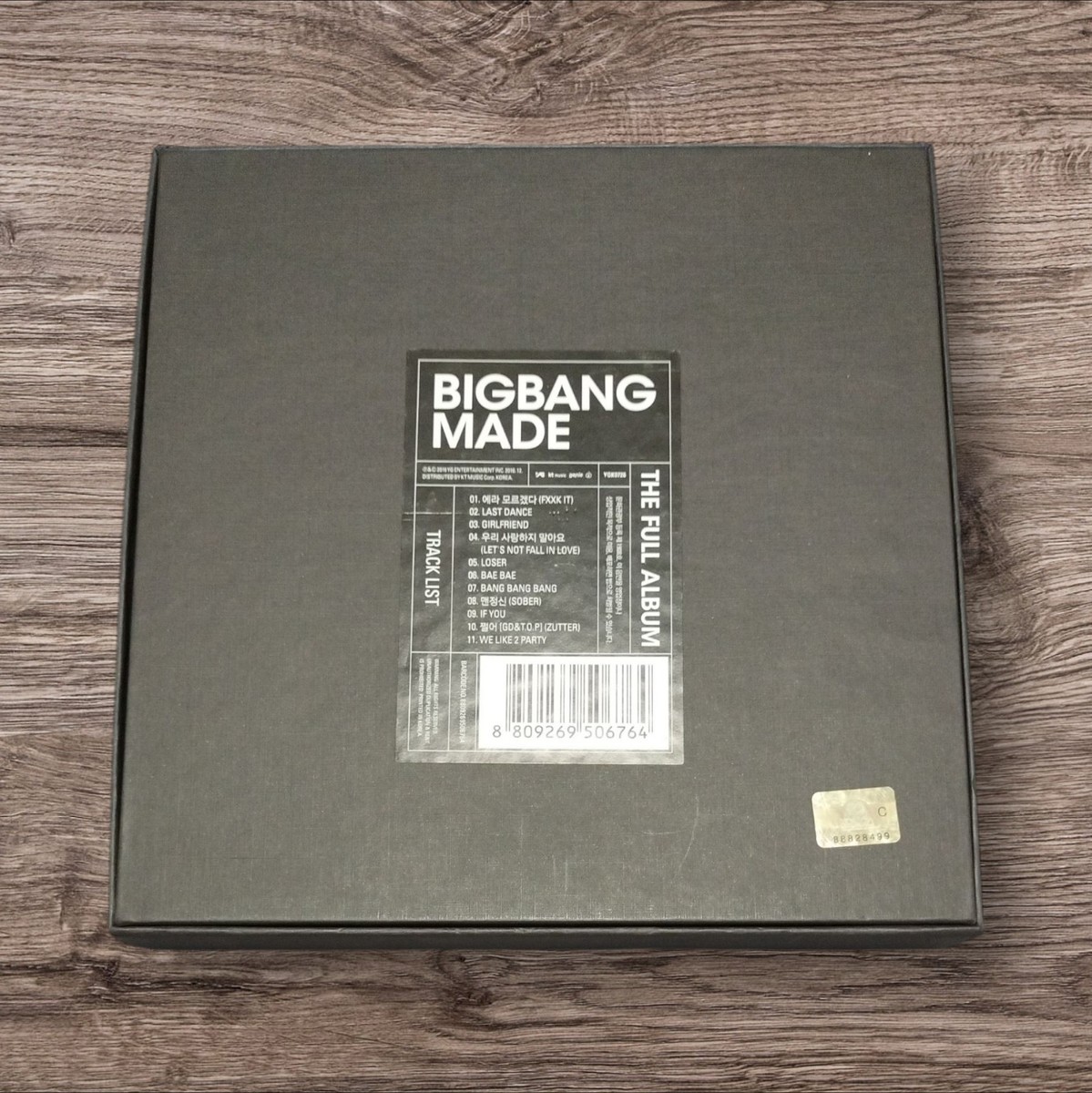 Bigbang Made The Full Album KOREAN FIRST LIMITED WOOD FRAME