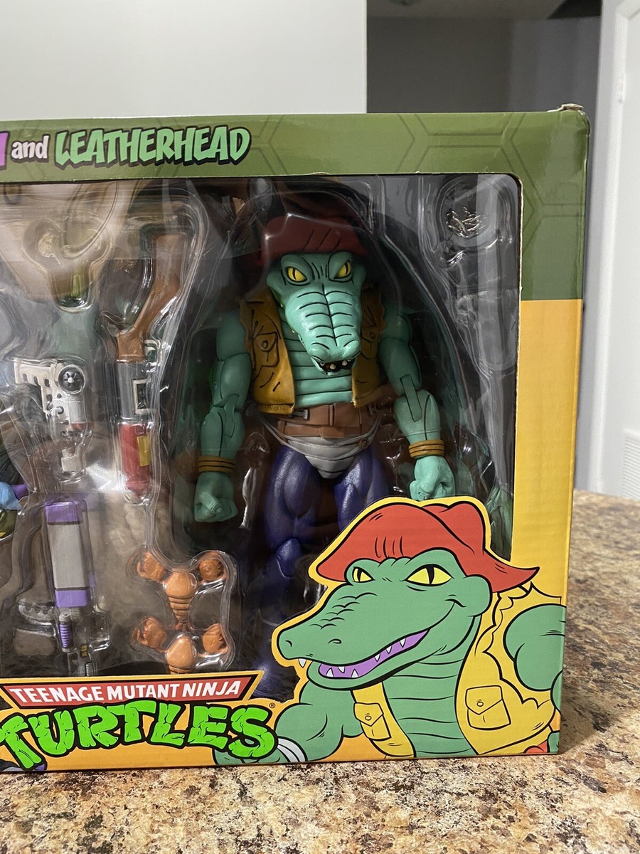 NECA Teenage Mutant Ninja Turtles & Slash Leatherhead 2 Pack TMNT