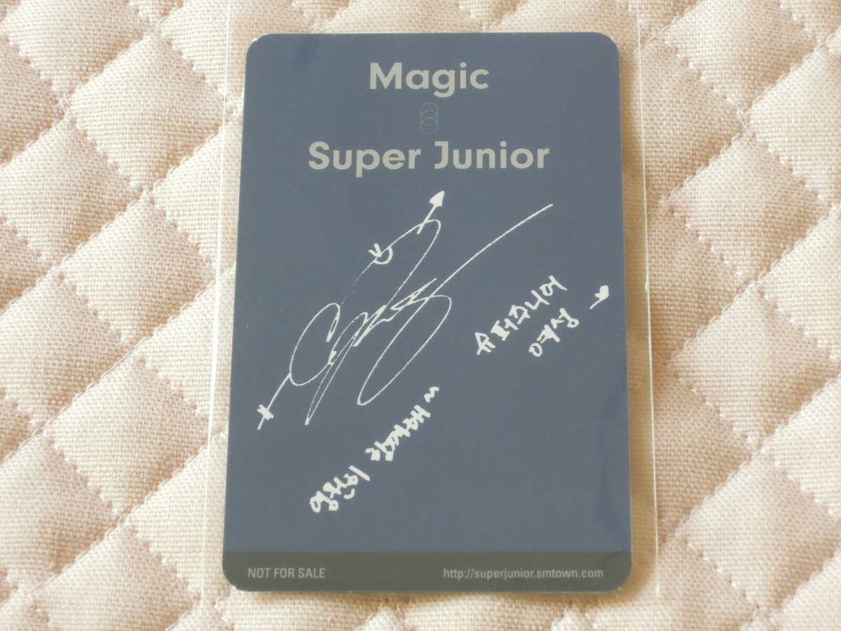 Super Junior Special Album Part.2 Magic Photocard Set SM KPOP