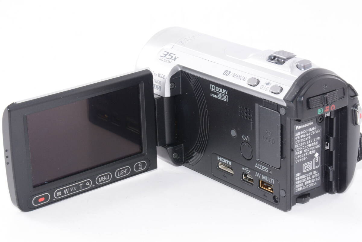 Panasonic HDC-TM60 Silver Video Camera English Language From Japan