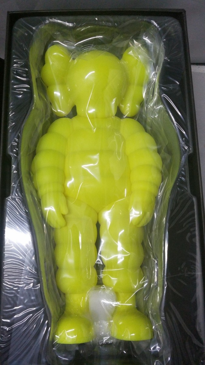 Kaws One What Party Open Edition Yellow Figure 4530956586816| eBay