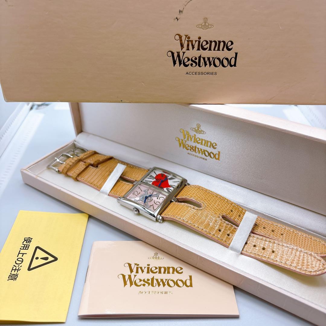 Vivienne Westwood Double Face Skull Heart Watch VW-8038 Unisex