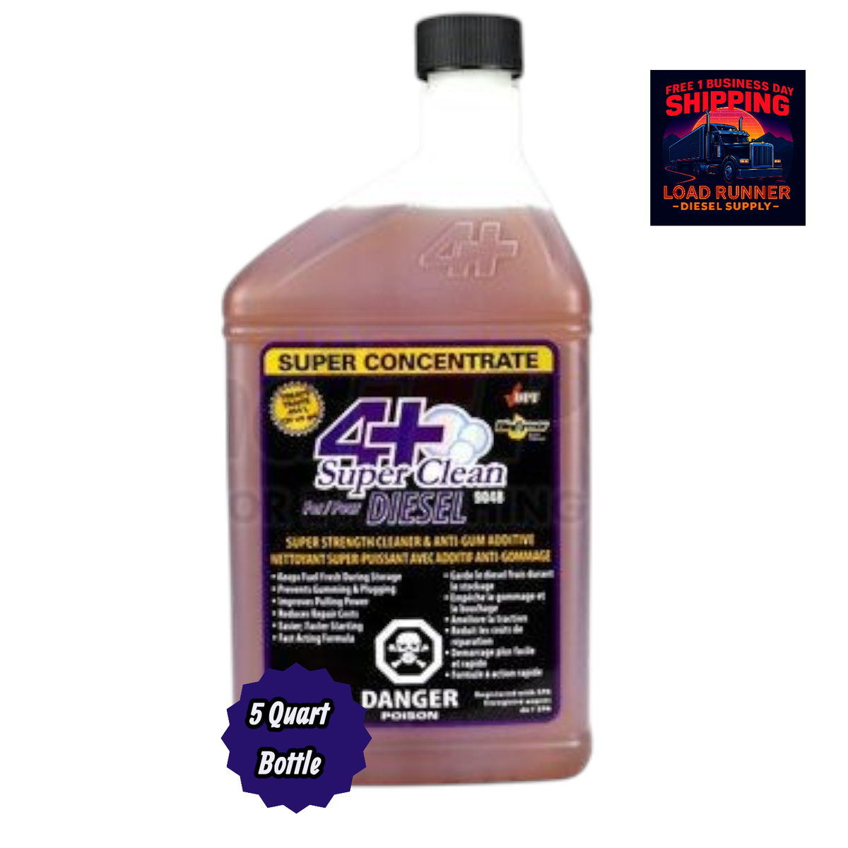 DK5P4+ OEM PACCAR Superclean Injector Cleaner 5 Qt Kenworth