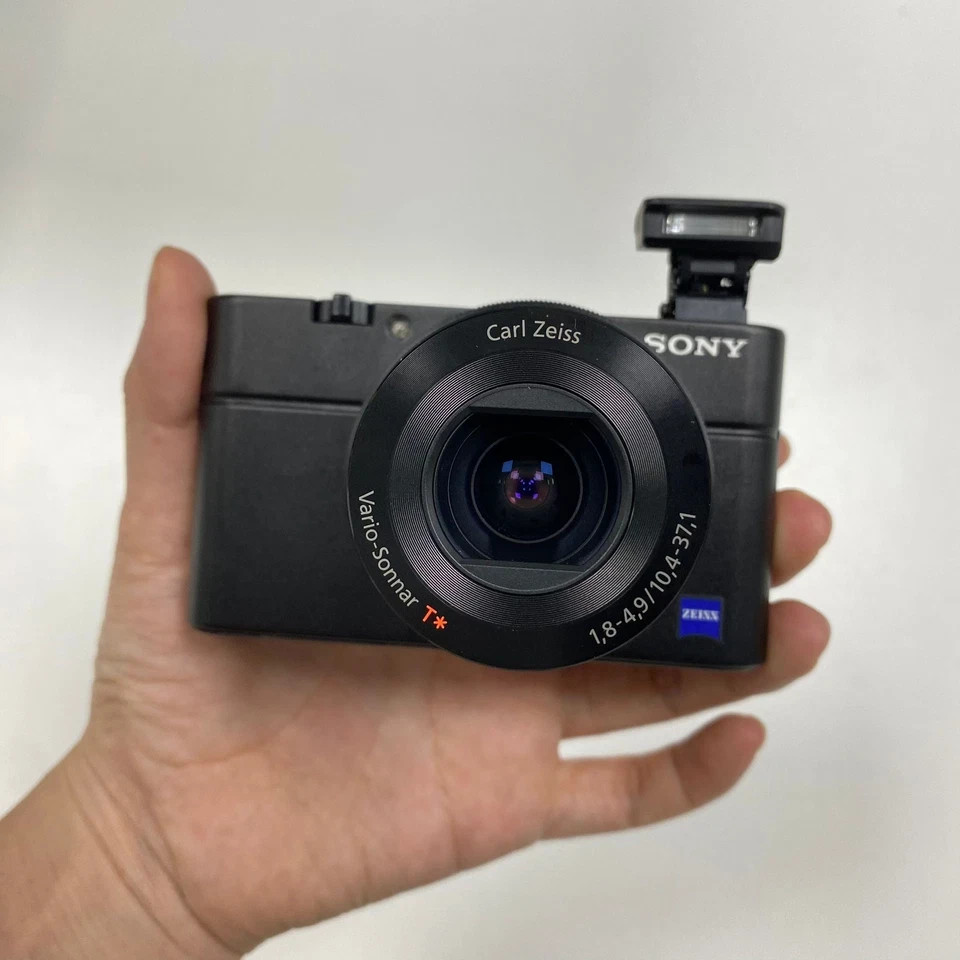 Sony Cyber-shot DSC-RX100 20.2MP Digital Camera - Black Includes