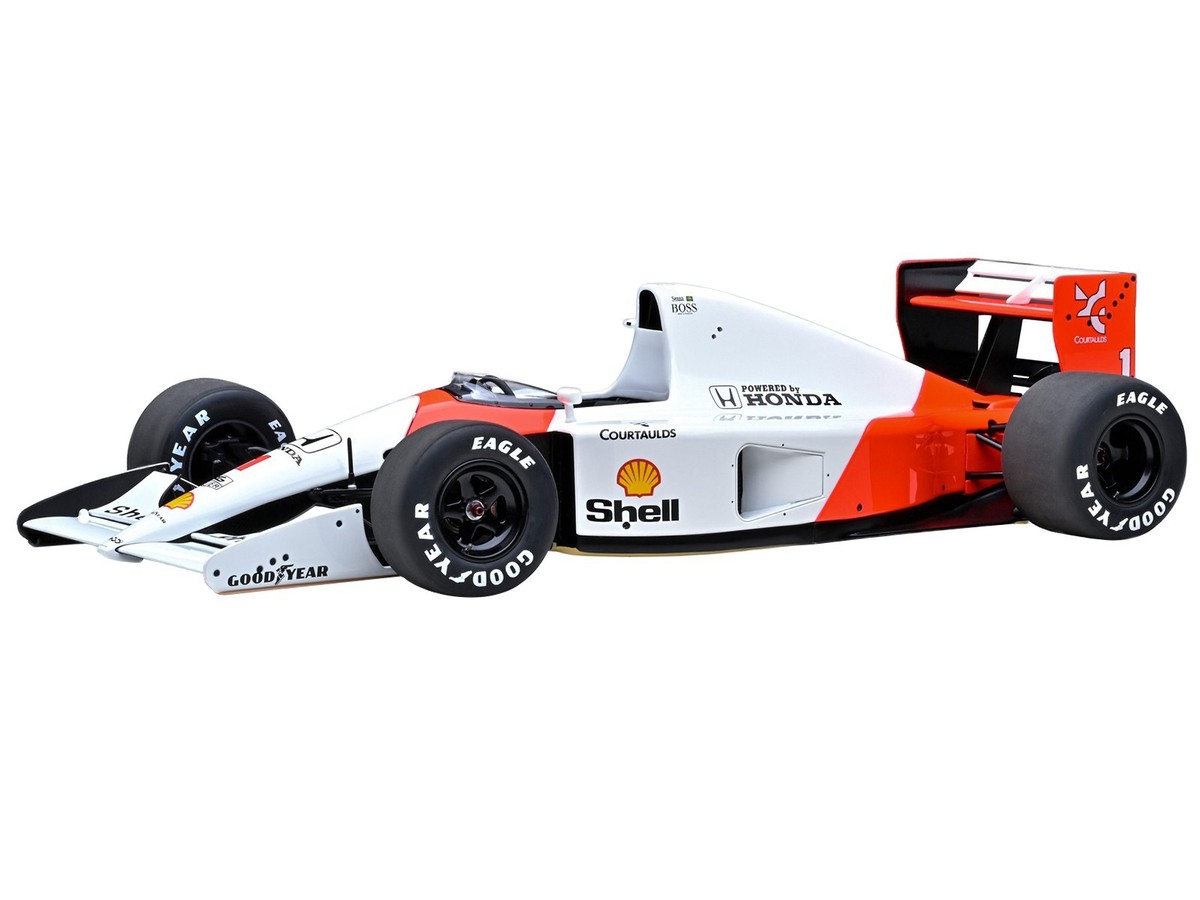MCLAREN HONDA MP4/6 #1 SENNA 2ND JAPANESE GP 1991 NO LOGO 1/18