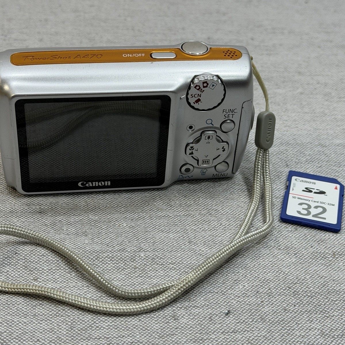 Canon PowerShot A470 7.1MP Digital Camera - Gray for sale online