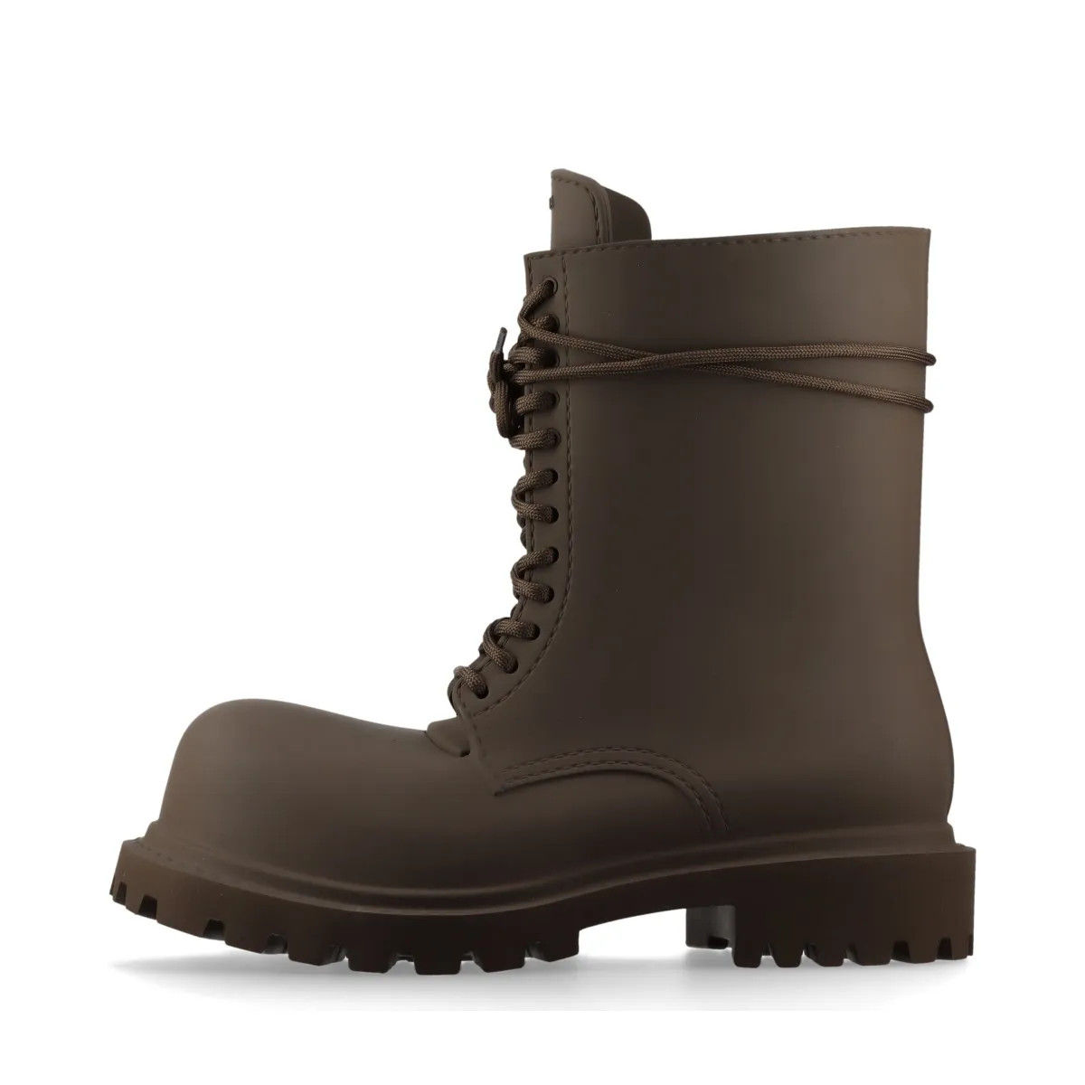 Balenciaga Rubber Boots EU40 Men's Brown 717807 steroid boots Box