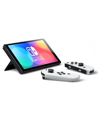 Nintendo Switch – OLED Model with White Joy-Con - HEGSKAAAA