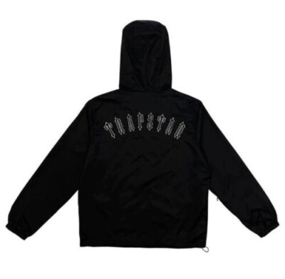 TRAPSTAR IRONGATE WINDBREAKER JACKET IN BLACK / WHITE SIZE M | eBay