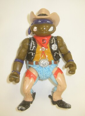 Crazy Cowboy Don 1992 TMNT Figure Wacky Wild West Donatello Ninja
