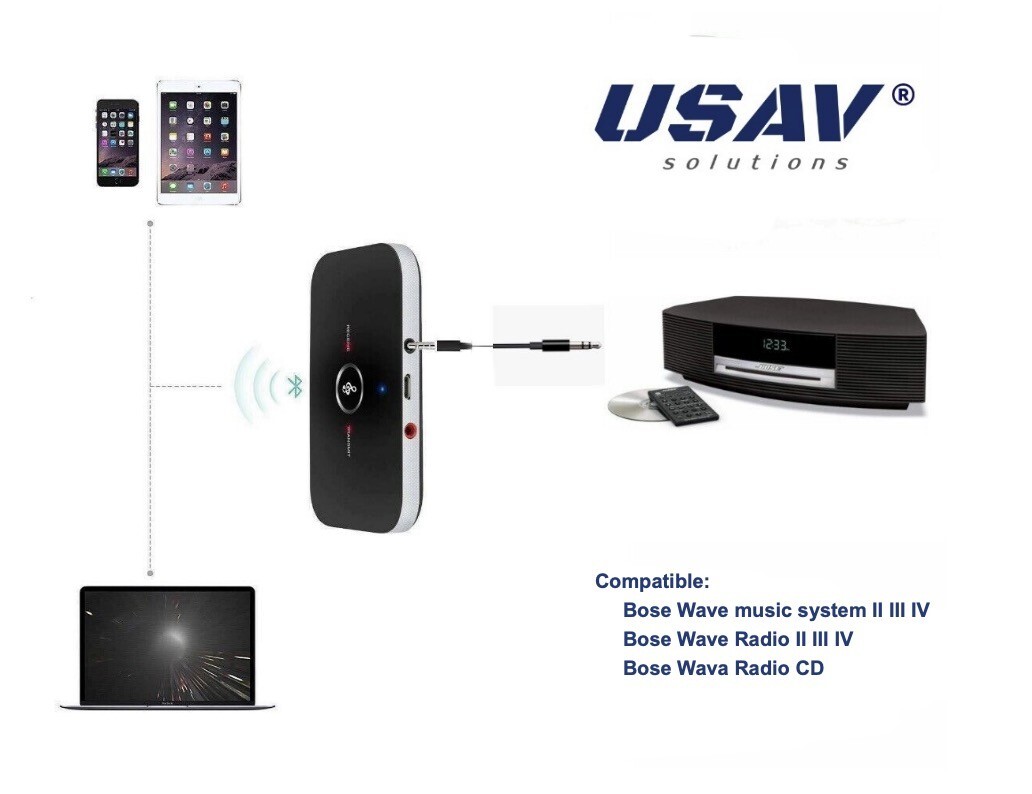 Bose Wave Radio with Bluetooth Music Adapter - Cream White | eBay