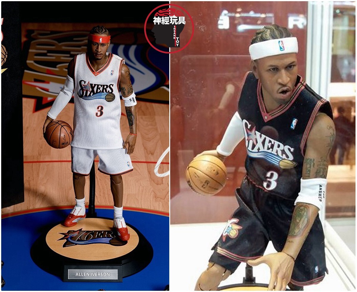 ENTERBAY NBA Allen Iverson 76ers RE-ISSUE EDITION RM-1060 1/6