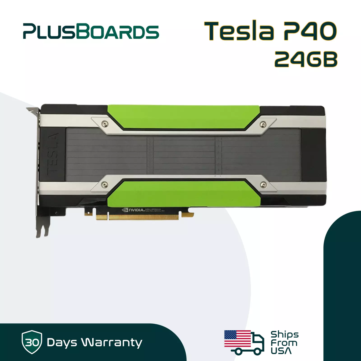 Nvidia Tesla P40 24GB GDDR5 Server GPU Server Accelerator Card