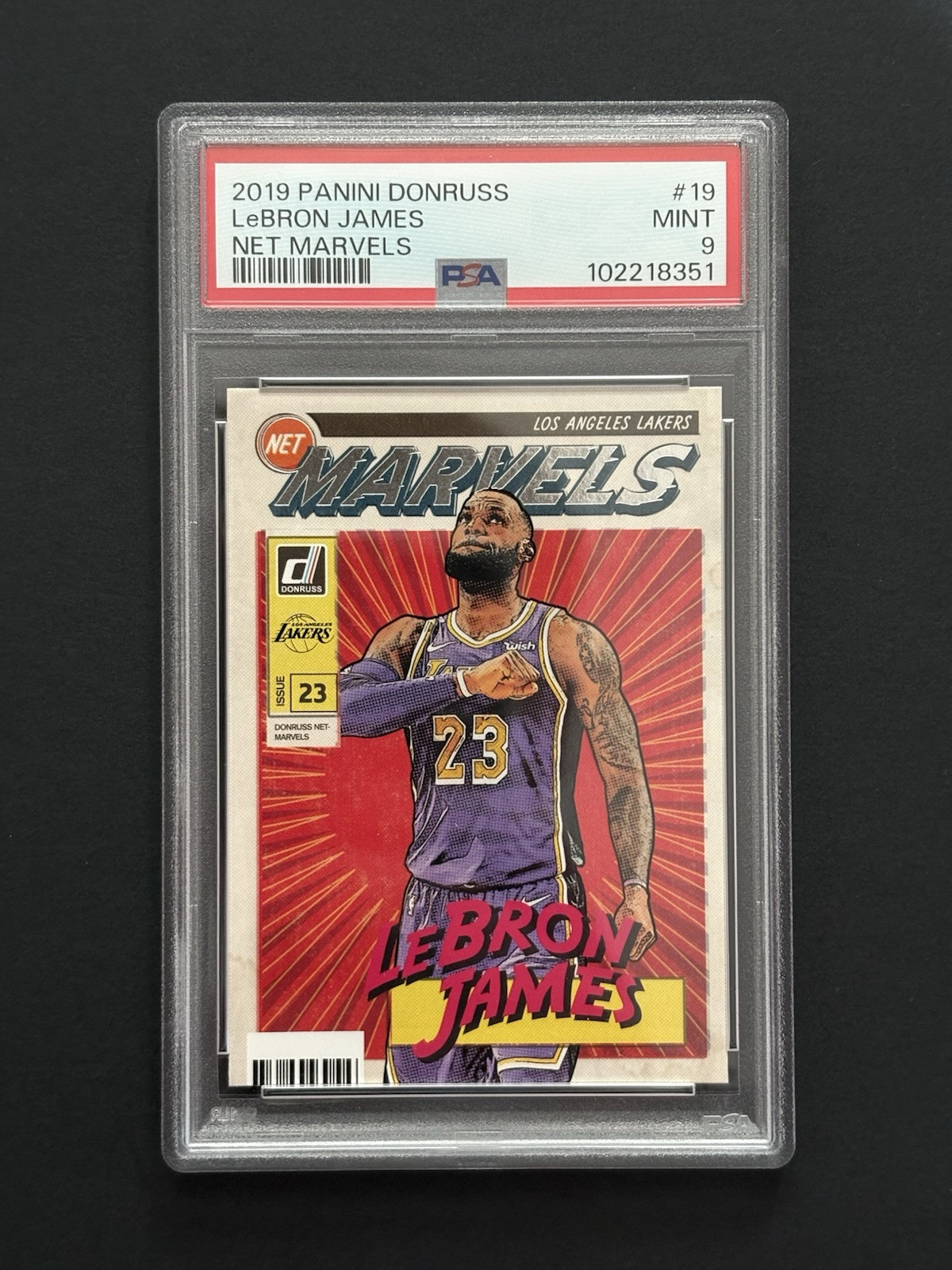 PSA10 2021 ドンラス NET MARVELS レブロン マーベル 【公式通販】