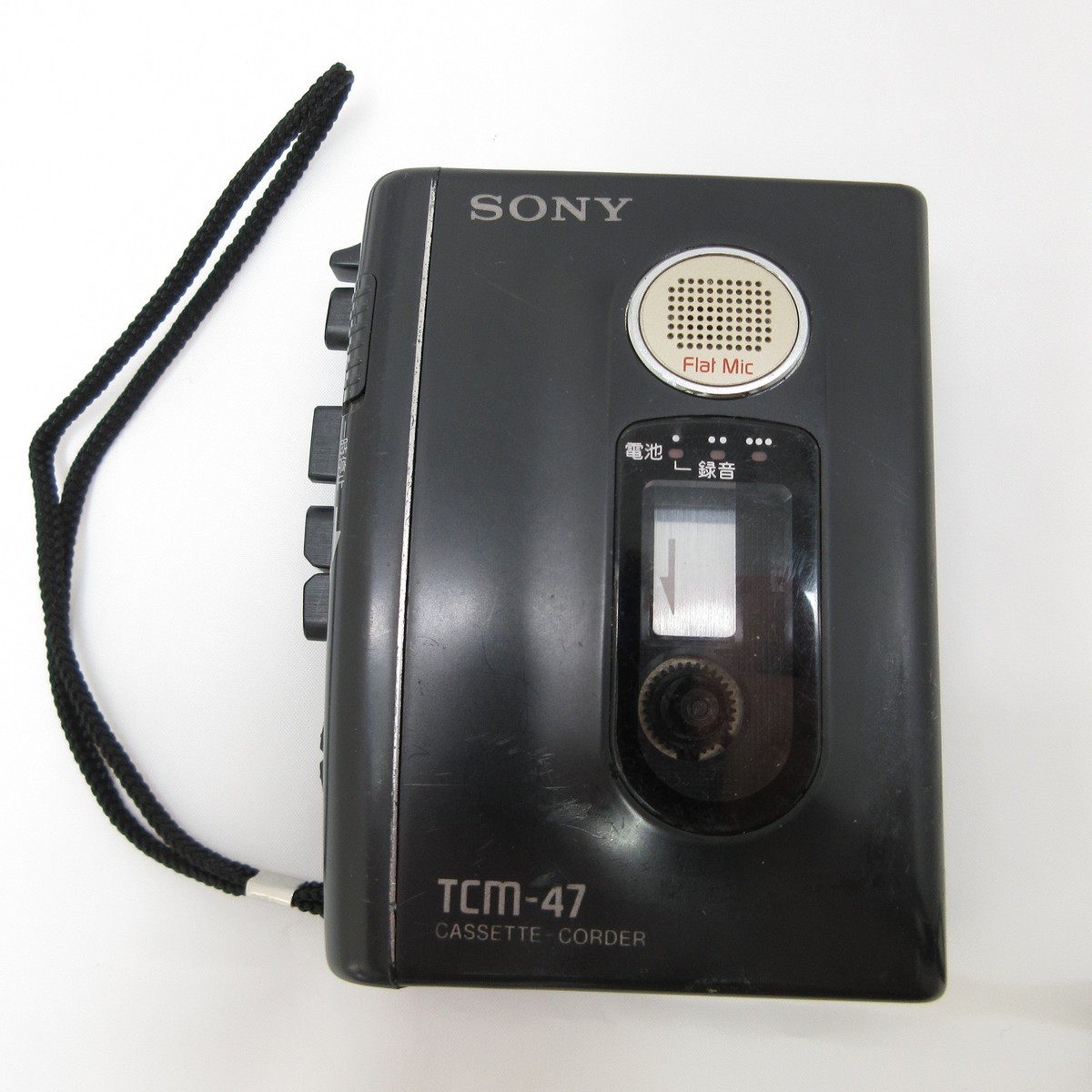 SONY CASSETTE CORDER TCM-47 Retro Portable Tape Recorder Japan NOT
