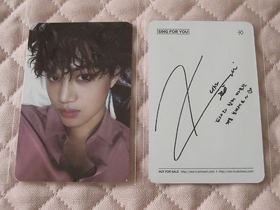 ver. Kai) EXO Winter Special Album Sing For You Photocard Korean