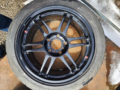 JDM KOSEI K1 TS VERSION 17x7 5x114.3mm +45/50 Rims RARE OEM BLACK