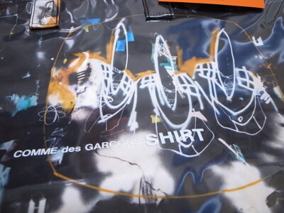 FUTURA x COMME des GARCONS SHIRT PVC TOTE BAG CDG FUTURA2000 BLACK