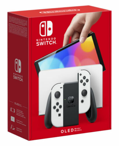 Nintendo Switch OLED Model HEG-001 Handheld Console 64GB White