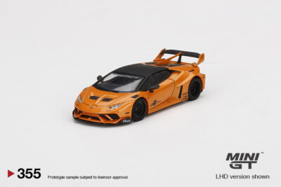 Mini GT 1:64 LB WORKS Lamborghini Huracán GT Arancio Borealis #355