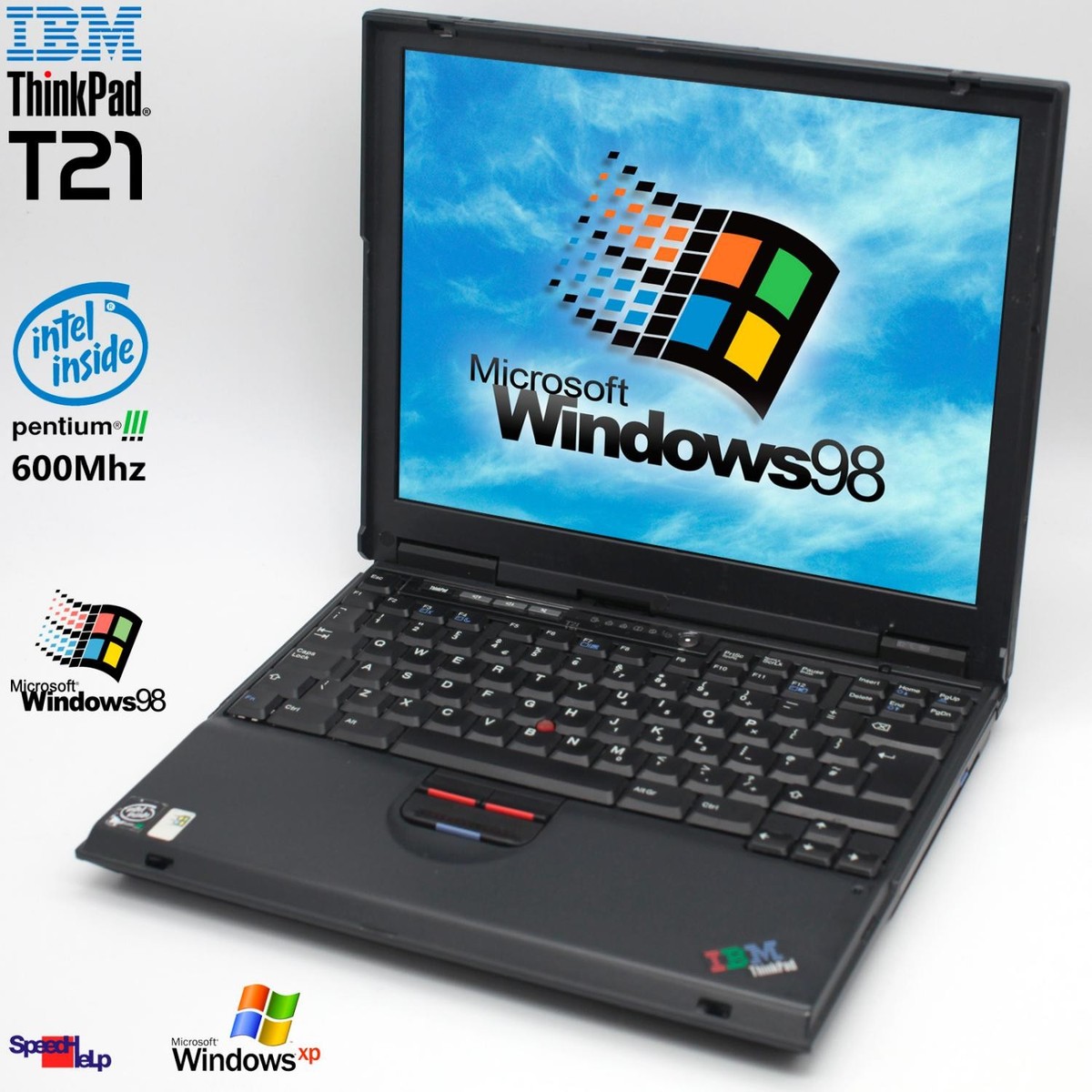 Notebook IBM ThinkPad T21 Intel Pentium 3 600MHZ Laptop Windows