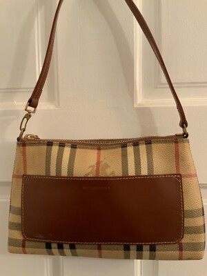 Burberry Vintage~Nova Check Haymarket Shoulder Bag ~Pochette