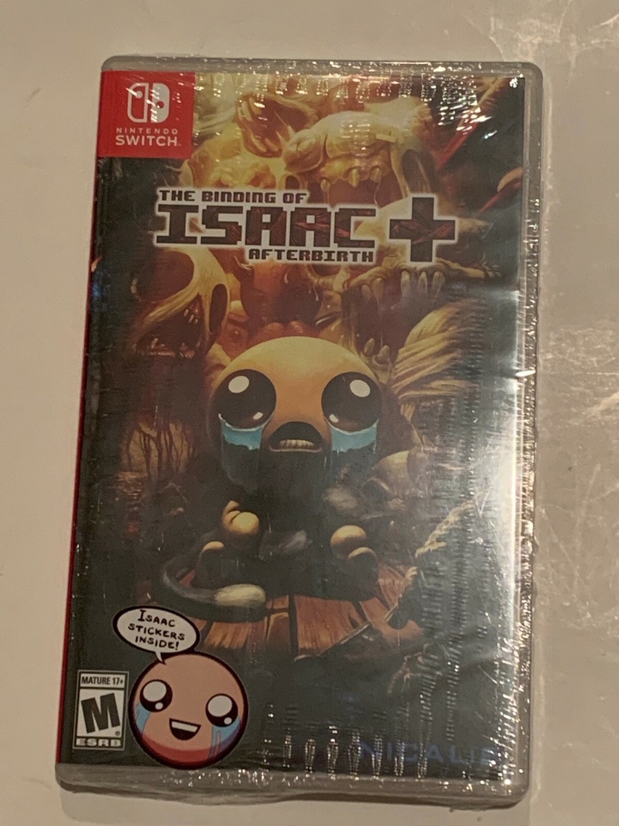 First Print Binding of Isaac Afterbirth+ Launch Edition Stickers