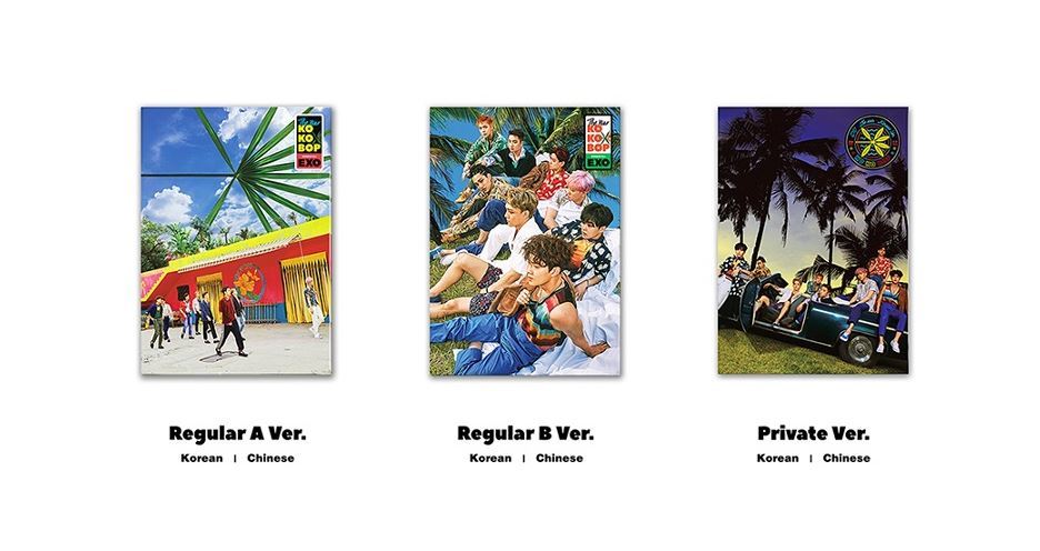 EXO 4TH ALBUM The War KO KO BOP Chinese Regular A CD + PHOTOCARD +
