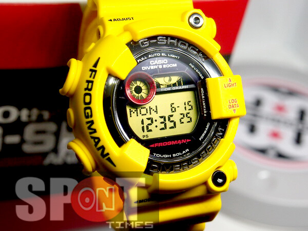 CASIO G-SHOCK FROGMAN デジタル腕時計 クリアイエロー G-SHOCK