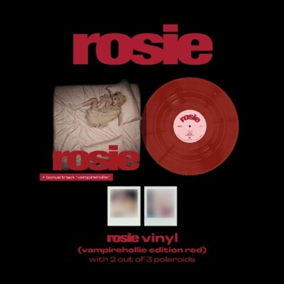 Rose ROSÉ First Studio Album rosie vinyl vampirehollie edition red