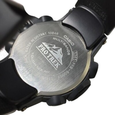 Casio Pro Trek PRW-6000Y-1JF Tough Solar Triple Sensor Black Men