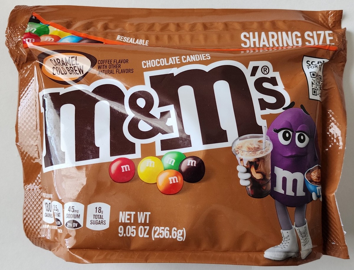 NEW CARAMEL COLD BREW M&M'S 9.05 OZ BAG CHOCOLATE CANDIES | eBay