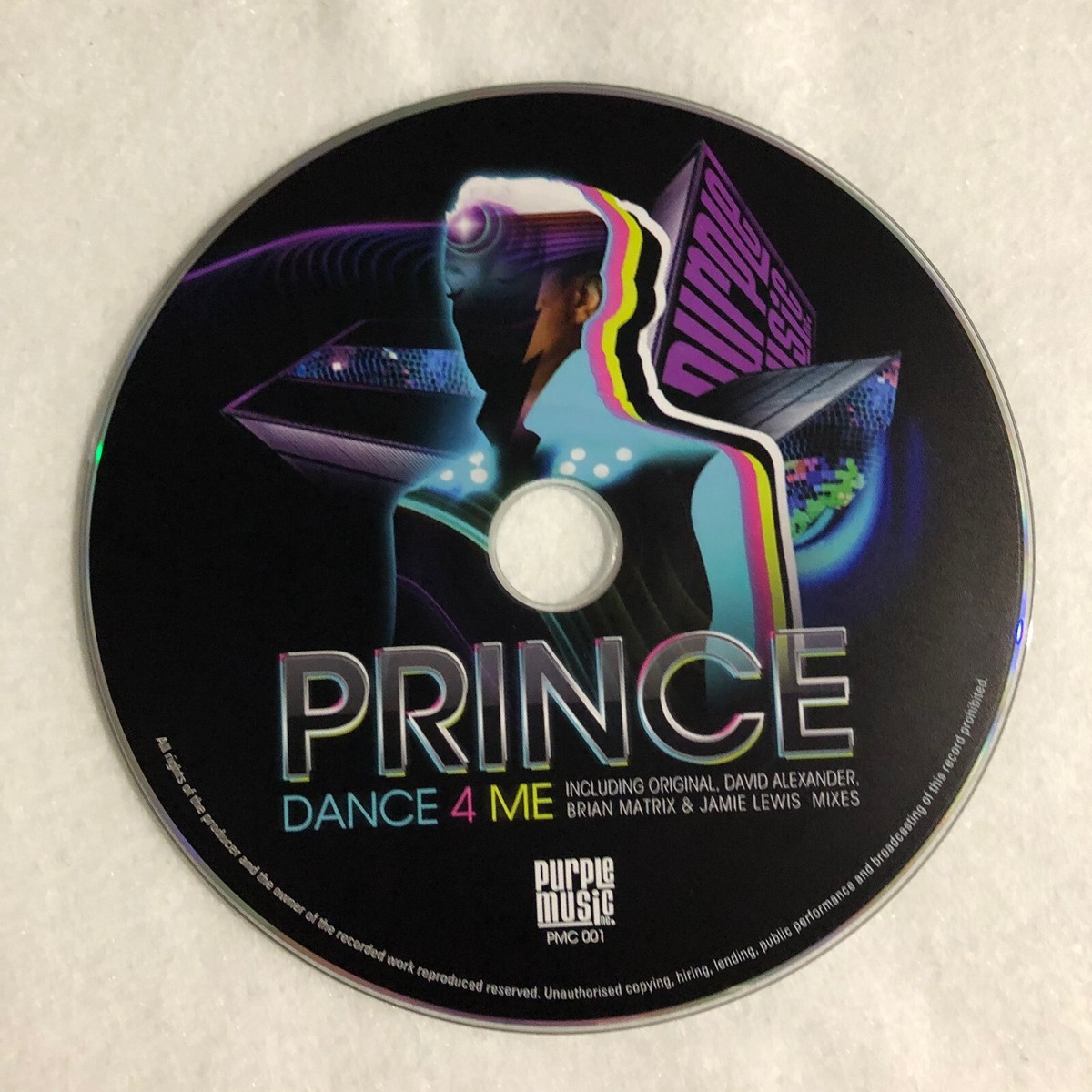 Prince – Dance 4 Me EU CD Single Limited Ed. Purple Music – PMC001