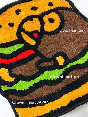 2025 BAPE A BATHING APE BABY MILO HAMBURGER RUG - BABY MILO STORE
