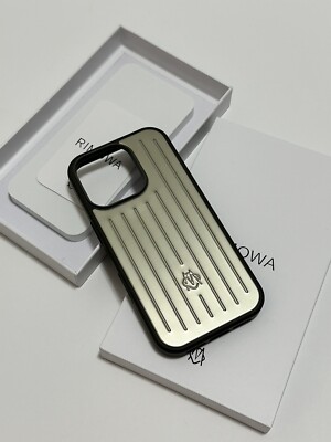 Rimowa Iphone Case Aluminum For Iphone 16 Pro TITANIUM ⭐️U.S