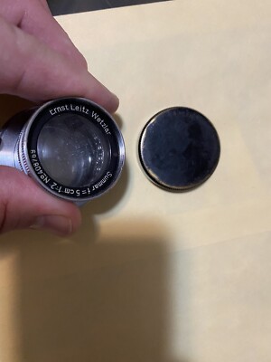 Leica Ernst Leitz Wetzlar Summar f=5cm 1:2 408769 1937 Vintage