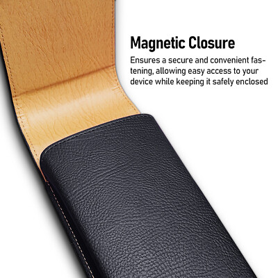 Vertical Leather Pouch Belt Clip Case Cover For Samsung Galaxy