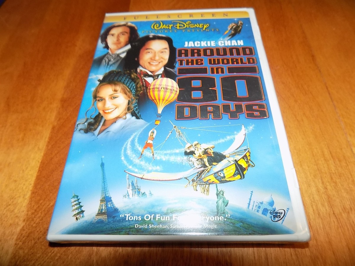AROUND THE WORLD IN 80 DAYS WALT DISNEY JACKIE CHAN Fullscreen DVD