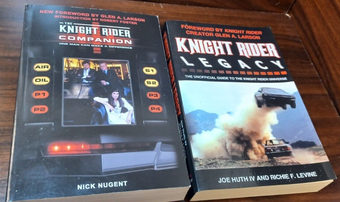 Knight Rider Legacy + Companion Books - RARE-Free Box Shipping